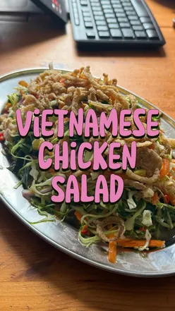 Back with another belter from the beautiful nation of Vietnam.
Vietnamese chicken salad or Gแปi Gรก is everything you want in a salad. Super fresh, crunchy, bright, herby, spicy and light enough that you can pound loads of it and not feel like you ate a big bowling ball. I love it.
The real takeaway from this is the dressing - Nฦฐแปc chแบฅm - kind of like a Vietnamese mother sauce built on a rough ratio of 1 part fish sauce : 1 part lime juice : 1 part sugar : 2 parts water - add chilli and garlic to your own tastes and throw it on everything.
Love Vietnam
Love crunchy salads
Love you โค๏ธ
#VietnameseChickenSalad #GoiGa #VietnameseFlavours #FreshAndZesty #DublinFoodie #TastyDublin #IrishFoodies #LightAndBold #AsianSaladVibes #GlobalFlavoursDublin
#ChickenSaladUpgrade #HealthyButTasty #FoodieFindsIreland #ZingyAndSavory #HerbLoaded #VibrantPlates #EatTheRainbow #ModernAsianKitchen #EastMeetsWestEats #FreshFlavoursDublin #GแปiGร #GแปiNgon #แบจmThแปฑcViแปt #MรณnNgonMแปiNgร y #Gร XรฉPhay #GแปiGร TruyแปnThแปng #แบจmThแปฑcฤฦฐแปngPhแป #SaladGร #MรณnฤnNgon #แบจmThแปฑcSร iGรฒn
