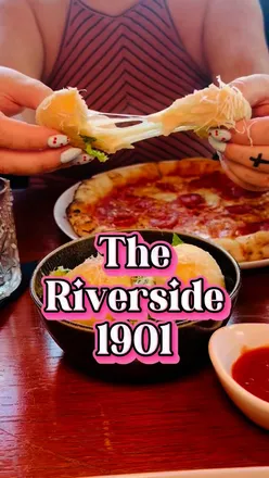 Delicious Italian dishes including meatballs, bruschetta, and pizza at The Riverside 1901 in Glasgow's Southside.