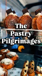 Delicious pastries showcased in The Pastry Pilgrimages series, featuring unique bakes from around the UK.