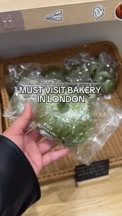 'Delicious Asian-style pastries and bread at Mrs Bakery in Chinatown, London, an affordable treat for dessert lovers!'