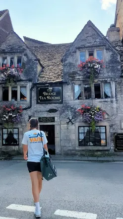 Cyclists enjoying a scenic bike ride from Bristol to Bath, stopping for breakfast and afternoon tea along the way.