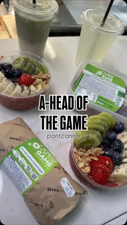 Delicious smoothie bowls and wraps at A-Head Of The Game in Pontcanna, perfect for a busy day.