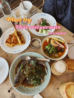 Top Thai restaurants in London: Kiln, Smoking Goat, Farang, Plaza Khao Gaeng, and Flavour Hub offer delicious flavors.
