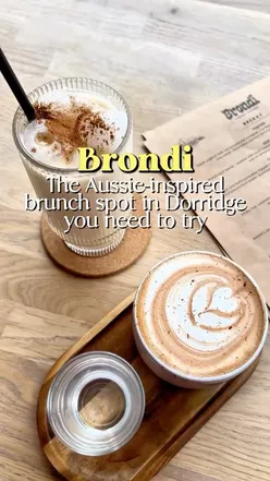 Brondi café in Dorridge, Solihull: Enjoying smashed avocado and peach raspberry French toast at an Aussie-inspired brunch spot.