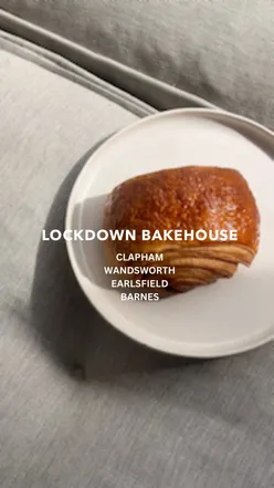Delicious pastries and coffee at Lockdown Bakehouse in Clapham, showcasing seasonal treats and a vibrant atmosphere.