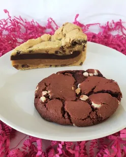 Delicious gluten-free and dairy-free cookies displayed at Free From Events Birmingham, showcasing cookie pies and mini cookies.