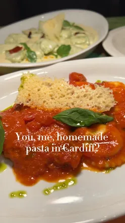 Delicious Italian cuisine at A Pin of Salt in Cardiff, featuring handmade pasta and a warm, welcoming atmosphere.