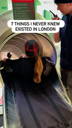 List of 7 family-friendly activities in London, including the world's longest slide and secret games at Dishoom.