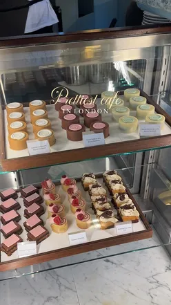 Chic Cafe Linea in Chelsea, offering delicious pastries and coffee in a warm, inviting atmosphere.