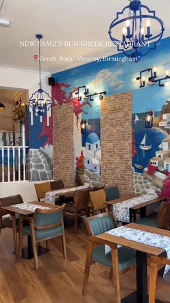Combo Souvlaki and Greek dishes at Greek Aura, a new family-run restaurant in Moseley, Birmingham.
