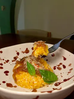 Fresh seasonal vegan pasta and desserts at Soot SMCR, a new eatery in the Northern Quarter, Manchester.