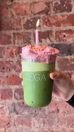 Delicious lattes and freshly baked goods at Zega Café, Kingston’s hidden gem for coffee lovers and sweet tooths.