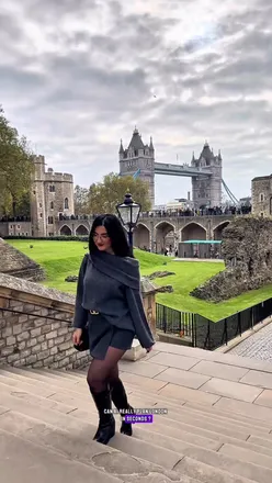 An inviting travel itinerary design by @trip_guide_ai, encouraging exploration with 'Plan less, explore more' theme.