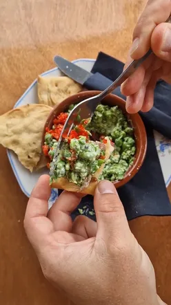 Delicious sandwiches and unique pea dishes at Andre's X Shapes pop-up event.