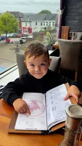 'Cozy Sunday lunch at Casa Mia in Caerphilly with allergy-friendly options and a view of Caerphilly Castle.'