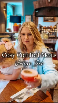 Cozy meals and family time at The Castell Mynach, Vintage Inns, perfect for rainy September days.