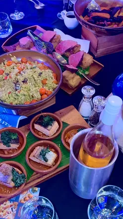 Guests enjoying a stunning dining experience at Headingley Stadium's new food moments launch event.