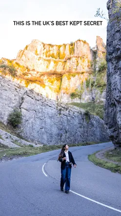 Breathtaking Cheddar Gorge landscape in Somerset, England, showcasing dramatic cliffs and natural beauty.