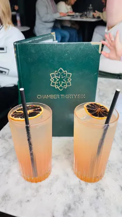 Enjoying gin cocktails on a bar-hopping adventure in Liverpool City Centre with @ginjourney.