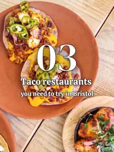 Three gluten-free tacos from top Bristol spots, featuring Chicken Al Pastor and Black Bean Dorados in vibrant settings.
