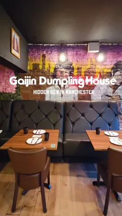 Delicious dumplings and baos at Gaijin Dumpling House in Levenshulme, showcasing a vibrant Asian dining experience.