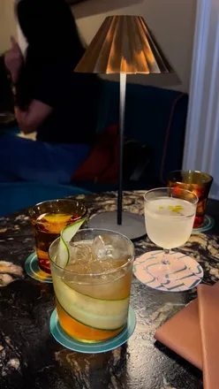 Elegant Muse bar at RSA House serving innovative cocktails in a historic Georgian townhouse in London.