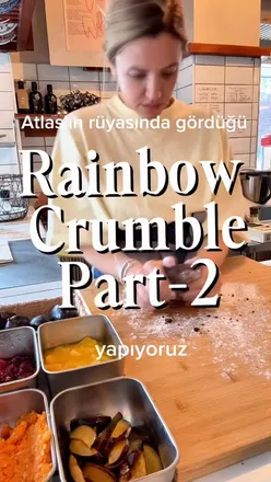 Sweet pastry preparation and playful cooking moments from a delightful baking series with heartwarming scenes.