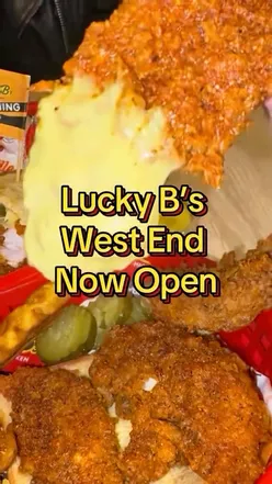 Delicious Nashville hot chicken served at the grand opening of Lucky B’s in Glasgow's West End.