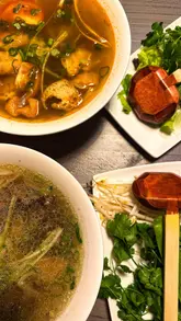 Delicious Vietnamese dishes at Pho Restaurant in St Albans, featuring fresh bowls and gluten-free options.