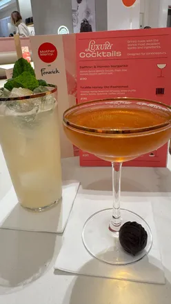 Exclusive luxury cocktails at Mother Mercy Bar in Fenwick Newcastle, featuring exquisite ingredients and unique flavors.