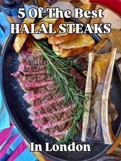 Delicious halal steak options from top London steakhouses, showcasing culinary delights and dining experiences.