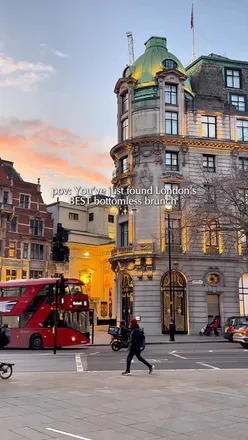 Delicious brunch dishes at One Aldwych in Covent Garden, featuring antipasti, pancakes, and sweet desserts.