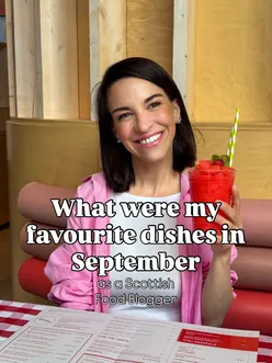 September food roundup featuring delicious dishes from Scotland, including pastries, desserts, and Sunday roasts.