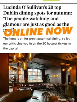 Chefs and diners enjoying autumn dining at new restaurants and pubs in Dublin's vibrant hospitality scene.
