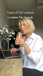 Content creator showcasing diverse UGC styles for brands, focusing on authenticity and effective marketing strategies.