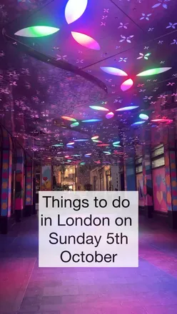 People enjoying brunch at various London eateries and participating in fun activities, celebrating a sunny Sunday.