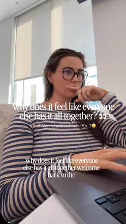 Person reflecting on comparison culture while balancing work and life, sharing tips on self-progress and inspiration.