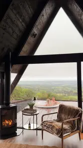 Celebrating a staycation at revamped Letteran Lodges in Ireland with excitement and joy.