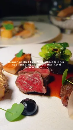 Luxury fine dining at The Warwick in Leamington Spa, featuring a seasonal menu in a stunning country house setting.