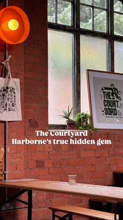 Cozy café in Harborne serving Pear & Dark Chocolate Porridge and Apple, Fig & Ginger Porridge, perfect for autumn vibes.