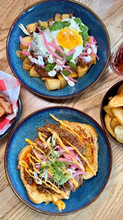 Delicious cowboy brisket brioche French toast at The Corona's new brunch menu in Glasgow’s Southside. #Brunch #GlasgowFood