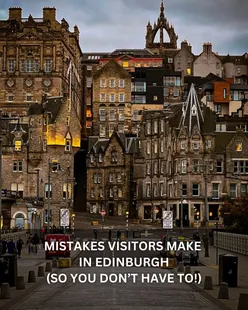 Exploring Edinburgh's Old Town through visitor stories and travel tips shared by @rhona_the_unicorn.