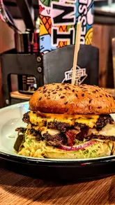 The Beefy Boys' burger launch at Westgate Oxford features cooking, cocktails, and delicious mini burgers.