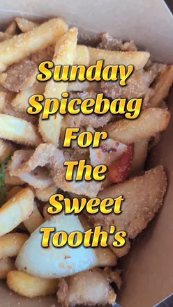 'Sansab in Blackrock: Disappointed by the Thai spice bag presentation, resembling spilled sugar.'