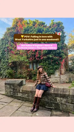 Scenic view of Haworth village in Yorkshire, featuring cobbled streets and autumn vibes, perfect for a weekend escape.