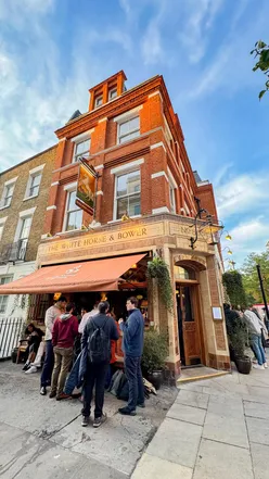 Delicious vegetarian dishes at White Horse & Bower pub in Westminster, highlighting local produce and seasonal flavors.