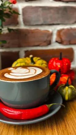 Delicious autumn treats at Sips and Stories, Smithdown Road: hot chocolates, cruffins, and a cozy cafe atmosphere.