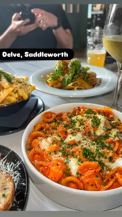 Delicious Nโduja orecchiette with meatballs at Delve in Saddleworth, family-friendly dining with amazing menu options.