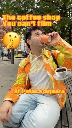 Cozy hidden café near St Peter’s Square serving delicious oat flat whites, perfect for a quick coffee break.