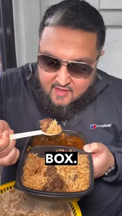 Customers enjoying roti and curry at a new spot on Stockfield Rd, Birmingham. #Birmingham #Curry #DesiFood